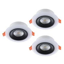Eglo CALONGE RGB fürdőszobai beépíthető spotlámpa műanyag, fehér, LED, 11,4W, 2700K-6500K, 3x 520 Lm, IP44 - 901118