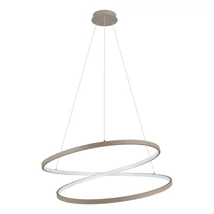 Eglo RUOTALE függeszték fém, műanyag, homokszín, fehér, LED, 42W, 3000K, 5000 Lm - 901141