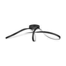 Eglo CALAROSSA-Z mennyezet lámpa fém, műanyag, fekete, fehér, RGB LED, 22W, 2700K-6500K, 2500 Lm - 901158