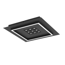 Eglo BALAZOTE mennyezet lámpa fém, műanyag, fekete, fehér, LED, 32,6W, 2700K-6500K, 2300 Lm - 901192
