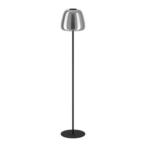 Eglo ALFERO-Z állólámpa fém, üveg, fekete, króm, RGB LED, 15,5W, 2700K-6500K, 2000 Lm - 901196