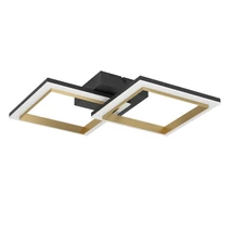 Eglo CALLIERA mennyezet lámpa fém, műanyag, fekete, fehér, sárgaréz, LED, 18,4W, 4000K, 2500 Lm - 901225