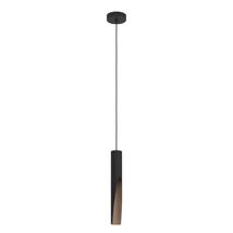 Eglo BARBOTTO függeszték fém, fa, fekete, barna, GU10, 4,5W - 901732