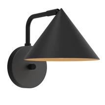Elstead REMYCK fali lámpa fém, fekete, E27 - ELS-ALM-REMYCK-1WB-BK