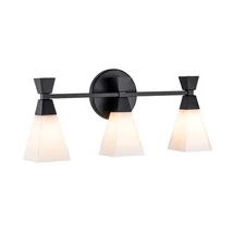 Elstead BOWTIE fali lámpa fém, üveg, fekete, fehér, G9 - ELS-BOWTIE-3-MB