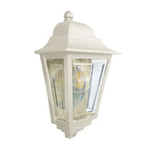 Elstead DECO LANE kültéri fali lámpa fém, múanyag, krém, áttetsző, E27, IP44 - ELS-DECO-LANE7-CREAM