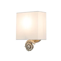 Elstead SWIRL falilámpa fém szövet fehér E27 - FB-SWIRL-1S-W