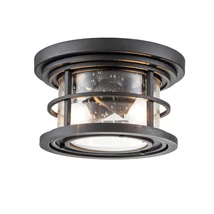 Elstead LIGHTHOUSE kültéri mennyezet lámpa fém, üveg, fekete, áttetsző, E27, IP44 - ELS-FE-LIGHTHOUSE-F-BLK