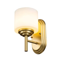 Elstead MALIBU fürdőszobai fali lámpa fém, üveg, sárgaréz, fehér, G9, IP44 - ELS-FE-MALIBU1-BATH-BB