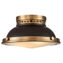 Elstead AMELIA mennyezet lámpa fém, üveg, bronz, E27 - ELS-HK-AMELIA-F-M-RB
