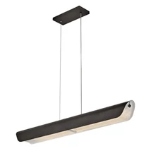 Elstead ARCO függeszték fém, üveg, fekete, áttetsző. LED, 43W, 3000K, 2150 Lm - ELS-HK-ARCO-LED-LP-117-BX