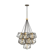 Elstead ASTRID függeszték fém, bronz, arany, E27 - ELS-HK-ASTRID-11P