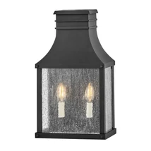 Elstead BEACON HILL kültéri fali lámpa fém, üveg, fekete, E14, IP44 - ELS-HK-BEACON-HILL7-MB