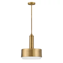 Elstead CEDRIC függeszték fém, üveg, sárgaréz, opál, E27 - ELS-HK-CEDRIC-P-M-BR