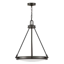 Elstead COLLIER függeszték fém, üveg, fekete, fehér, E14 - ELS-HK-COLLIER-P-BX
