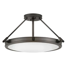 Elstead COLLIER mennyezet lámpa fém, üveg, fekete, fehér, E14 - ELS-HK-COLLIER-SF-M-BX