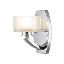 Elstead MERIDIAN fürdőszobai fali lámpa fém, üveg, króm, fehér, G9, IP44 - ELS-HK-MERIDIAN1-BATH-PC