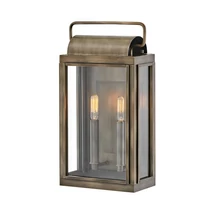 Elstead SAG HARBOR kültéri fali lámpa fém, üveg, bronz, áttetsző, E14, IP44 - ELS-HK-SAG-HARBOR-M-BU