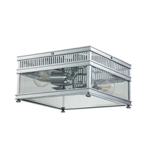 Elstead HOLBORN kültéri mennyezet lámpa fém, üveg, króm, áttetsző, E27, IP44 - ELS-HOLBORN-F-PC
