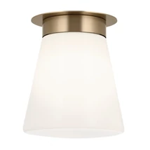 Elstead ALBERS mennyezet lámpa fém, üveg, bronz, opál, E27 - ELS-KL-ALBERS-F-T-CPZ