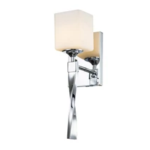 Elstead MARETTE fürdőszobai fali lámpa fém, üveg, króm, fehér, G9, IP44 - ELS-KL-MARETTE1-PC