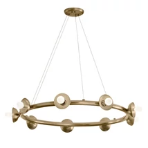 Elstead PALTA függeszték fém, pezsgő, bronz, E14 - ELS-KL-PALTA9-CPZ