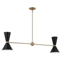 Elstead PHIX függeszték fém, fekete, bronz, fehérE27 - ELS-KL-PHIX-2-LINEAR-CBB