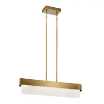 Elstead SERENE függeszték fém, üveg, sárgaréz, LED, 40W, 3000K, 2400Lm - ELS-KL-SERENE-LED-LP-92-NBR