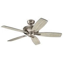 Elstead MONARCH ventilátor fém, fa, szürke, barna - ELS-KLF-MONARCH2-52-BAP