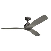 Elstead RIED ventilátor fém, műanyag, szürke - ELS-KLF-RIED-56-AVI