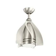 Elstead TERNA ventilátor fém, műanyag, nikkel, LED, 3000K, 10W, 1116lm - ELS-KLF-TERNA-15-BN