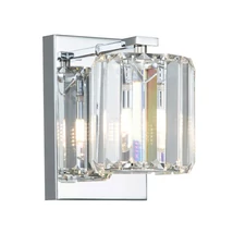 Elstead DIVINE fürdőszobai fali lámpa fém, üveg, kristály, króm, G9, IP44 - ELS-QZ-DIVINE1-PC-BATH