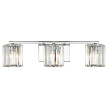 Elstead DIVINE fürdőszobai fali lámpa fém, üveg, kristály, króm, G9, IP44 - ELS-QZ-DIVINE3-PC-BATH