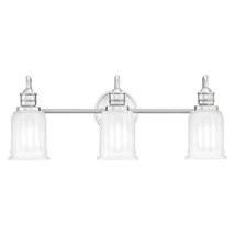 Elstead SWELL fürdőszobai fali lámpa fém, üveg, króm, fehér, G9, IP44 - ELS-QZ-SWELL3-PC-BATH