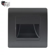 Emithor STEP LIGHT lépcsővillágító műanyag, fekete, LED, 4000K, 1W, 60lm - 70438