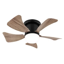 Globo HINES ventilátoros lámpa fém, műanyag, fekete, fehér, LED, 10W, 70-750lm, 3000K-6500K - 03609H