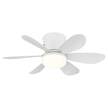 Globo DELORES ventilátoros lámpa fém, műanyag, fehér, LED, 5W, 40-350lm, 2700K-6500K - 03625W