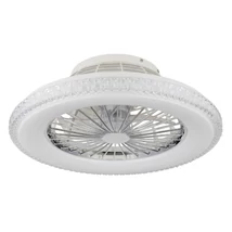 Globo CORUSSO ventilátoros lámpa fém, műanyag, akrill, fehér, LED, 3000K - 6500K, 40W, 2500lm - 03654