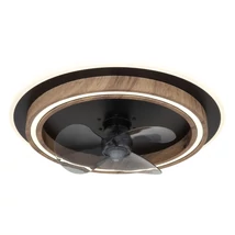 Globo BOZAN ventilátoros lámpa fém, műanyag, fekete, fehér, LED, 32W, 120-1200lm, 2700K-6500K - 03655