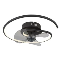 Globo KOREN ventilátoros lámpa fém, fekete, LED, 30W, 105-1660lm, 2700K-6500K - 03660