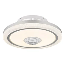 Globo SHELLY ventilátoros lámpa fém, akril, fehér, áttetsző, LED, 40W, 2800lm, 2700K-6500K - 03664