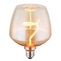 Globo BULB E27-LED filament fényforrás üveg, borostyán, 4W, 1800K, 240lm - 11539A