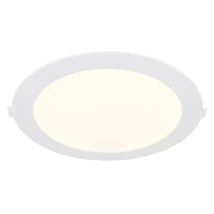 Globo TIBEY mennyezet lámpa műanyag, fehér, LED, 18W, 4000K, 1500lm - 12383-18W