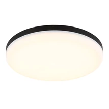 Globo MATTHEW mennyezet lámpa műanyag, fekete, fehér, LED, 18W, 4000K, 1080lm - 12387-24