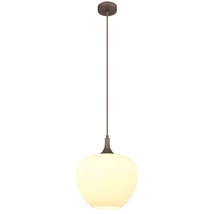 Globo MAXY függeszték fém, üveg, barna, fehér, E27 - 15548H1C