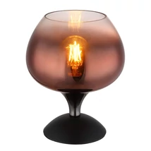 Globo MAXY asztali lámpa fém, üveg, fekete, réz, E27 - 15548T2G