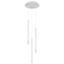 Globo RYAN függeszték fém, műanyag, fehér, áttetsző, G9 - 15629W-3