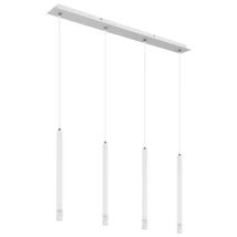 Globo RYAN függeszték fém, műanyag, fehér, áttetsző, G9 - 15629W-4