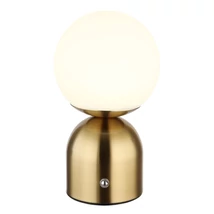 Globo JULSY asztali lámpa fém, műanyag, sárgaréz, fehér, LED, 2.5W, 2700K-4000K-6500K, 189lm,  - 21006M