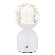 Globo JULSY asztali lámpa fém, akril, fehér, áttetsző, LED, 2700K-6500K, 2.5W, 173lm - 21007W